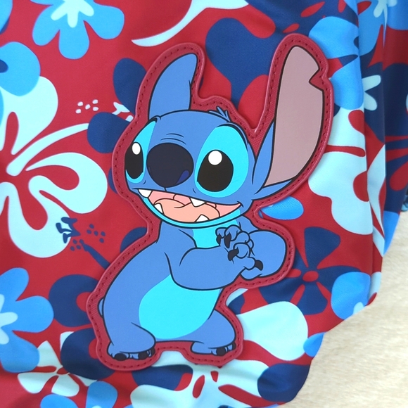 BIOWORLD x DISNEY | Adorable Lilo & Stitch Floral🌸Travel Tote ~ 3-Piece Set - Picture 10 of 10